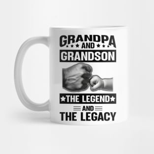 Grandpa And Grandson Matching Mug